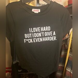 NWT “Love Hard” Graphic T-shirt